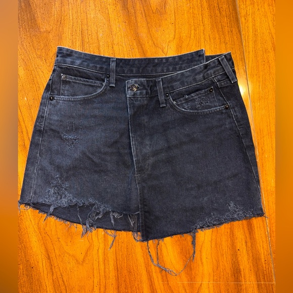 Agolde Criss Cross Skirt Size Women’s 28 - Picture 6 of 7